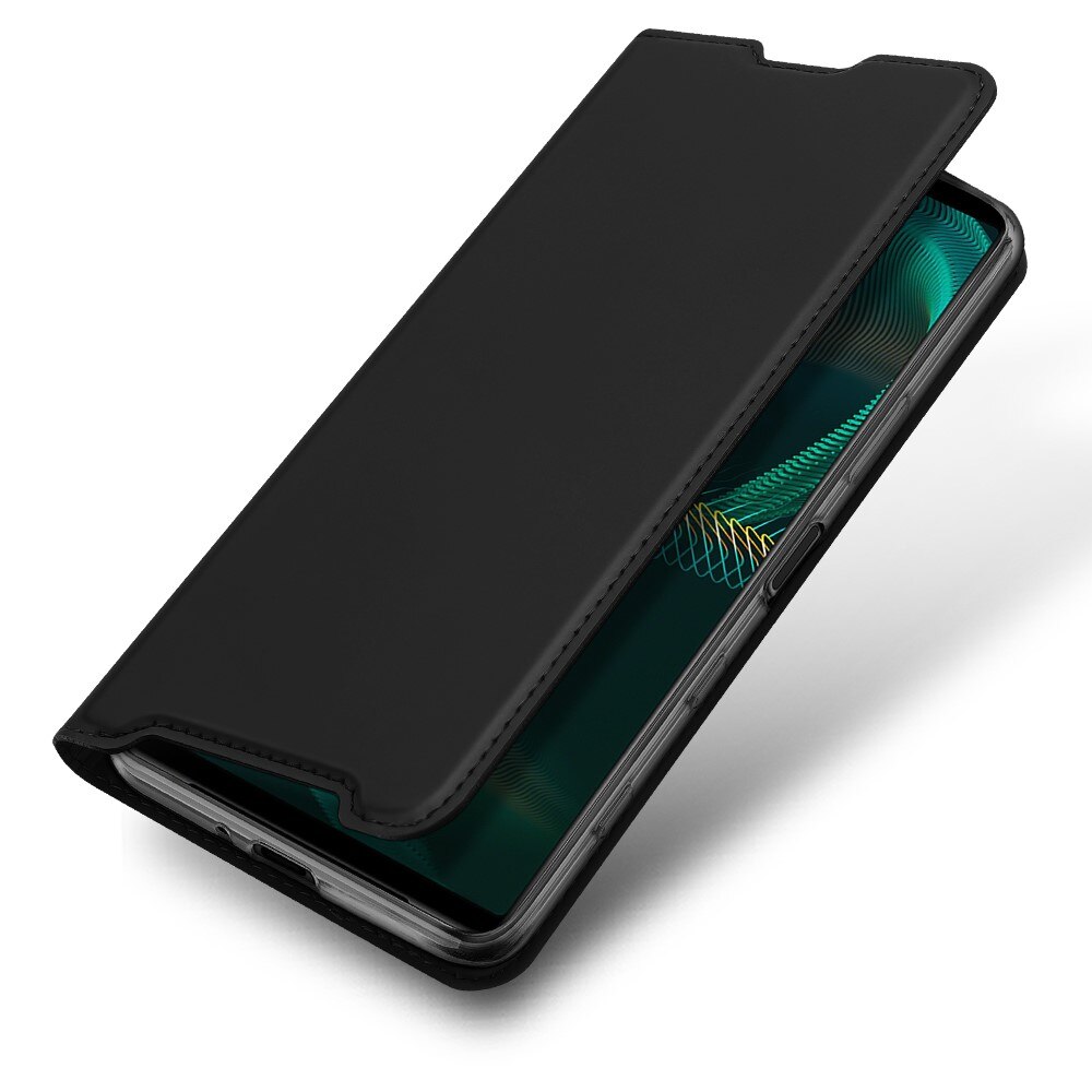 Étui portefeuille Skin Pro Series Sony Xperia 5 III Black