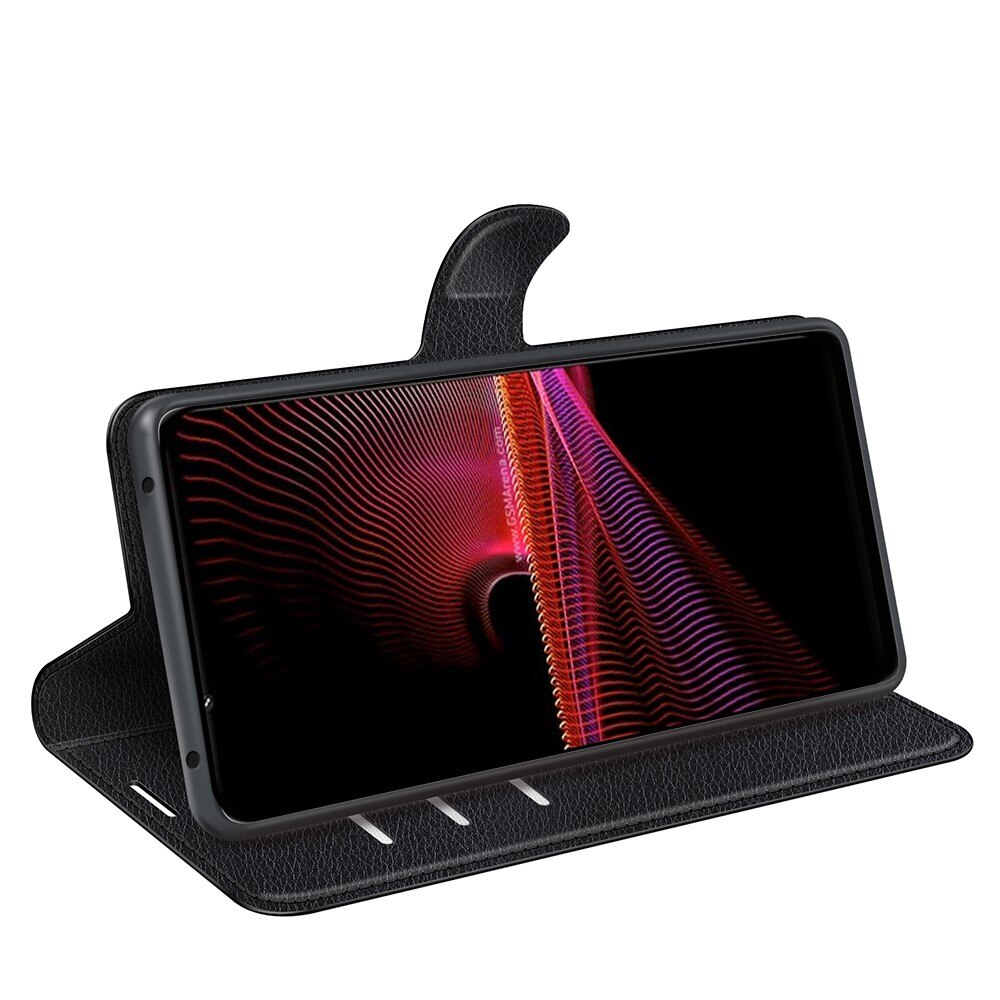 Coque portefeuille Sony Xperia 1 IV, Noir