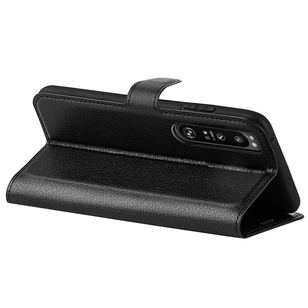 Coque portefeuille Sony Xperia 1 IV, Noir