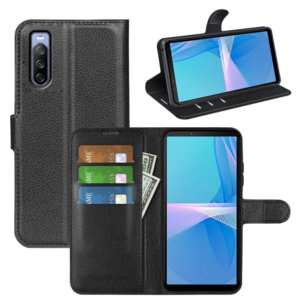 Coque portefeuille Sony Xperia 10 iV Noir