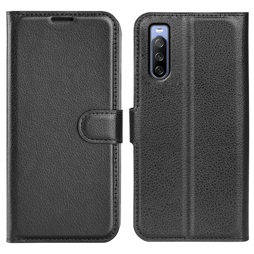 Coque portefeuille Sony Xperia 10 IV, Noir