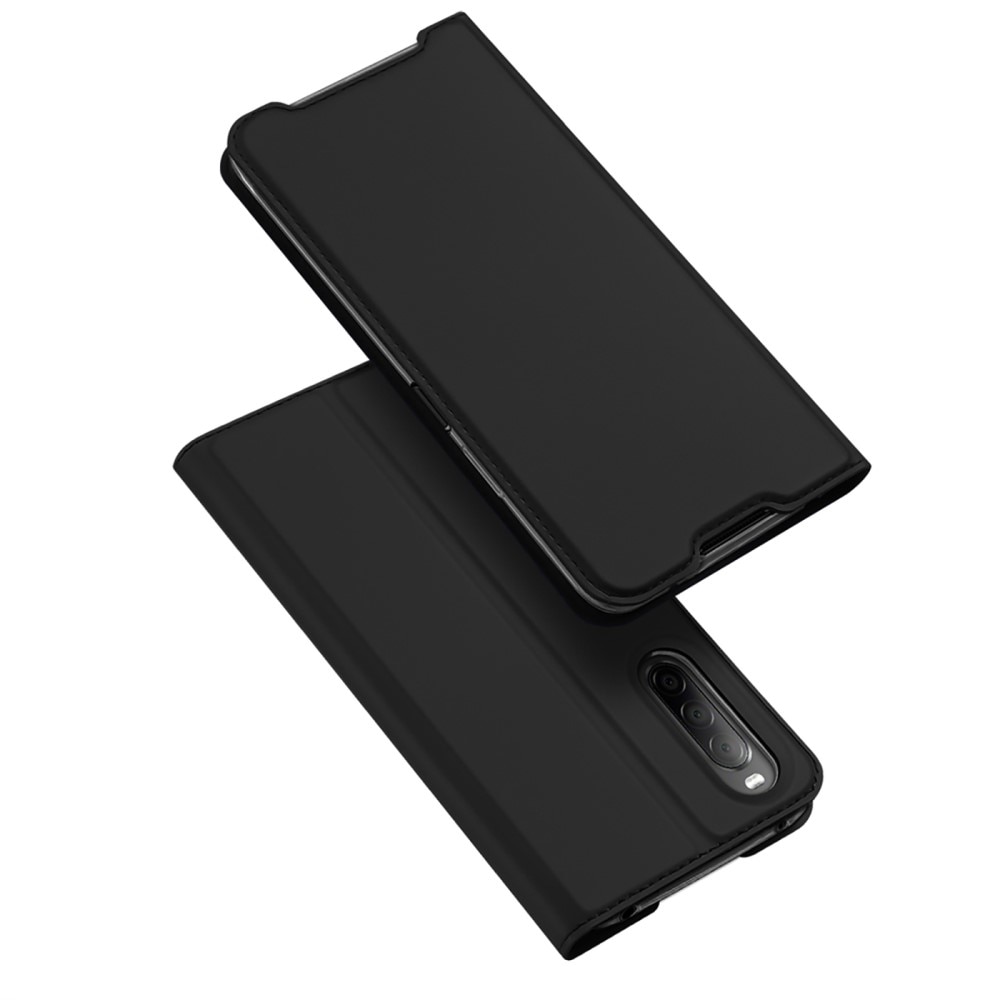 Étui portefeuille Skin Pro Series Sony Xperia 10 iV Black