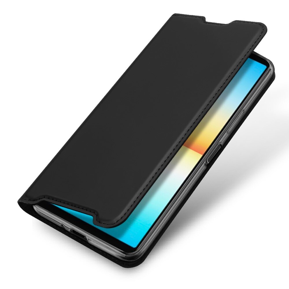 Étui portefeuille Skin Pro Series Sony Xperia 10 IV, Noir