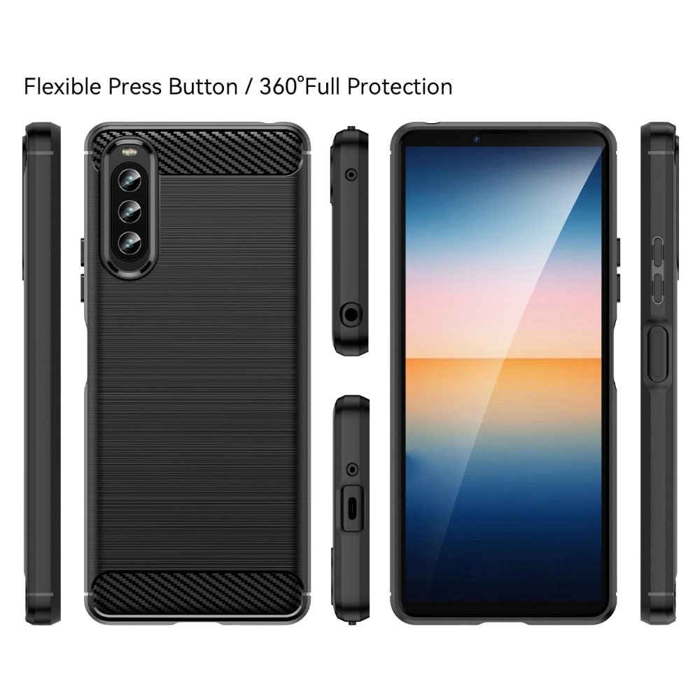 Coque Brushed TPU Case Sony Xperia 10 IV Black