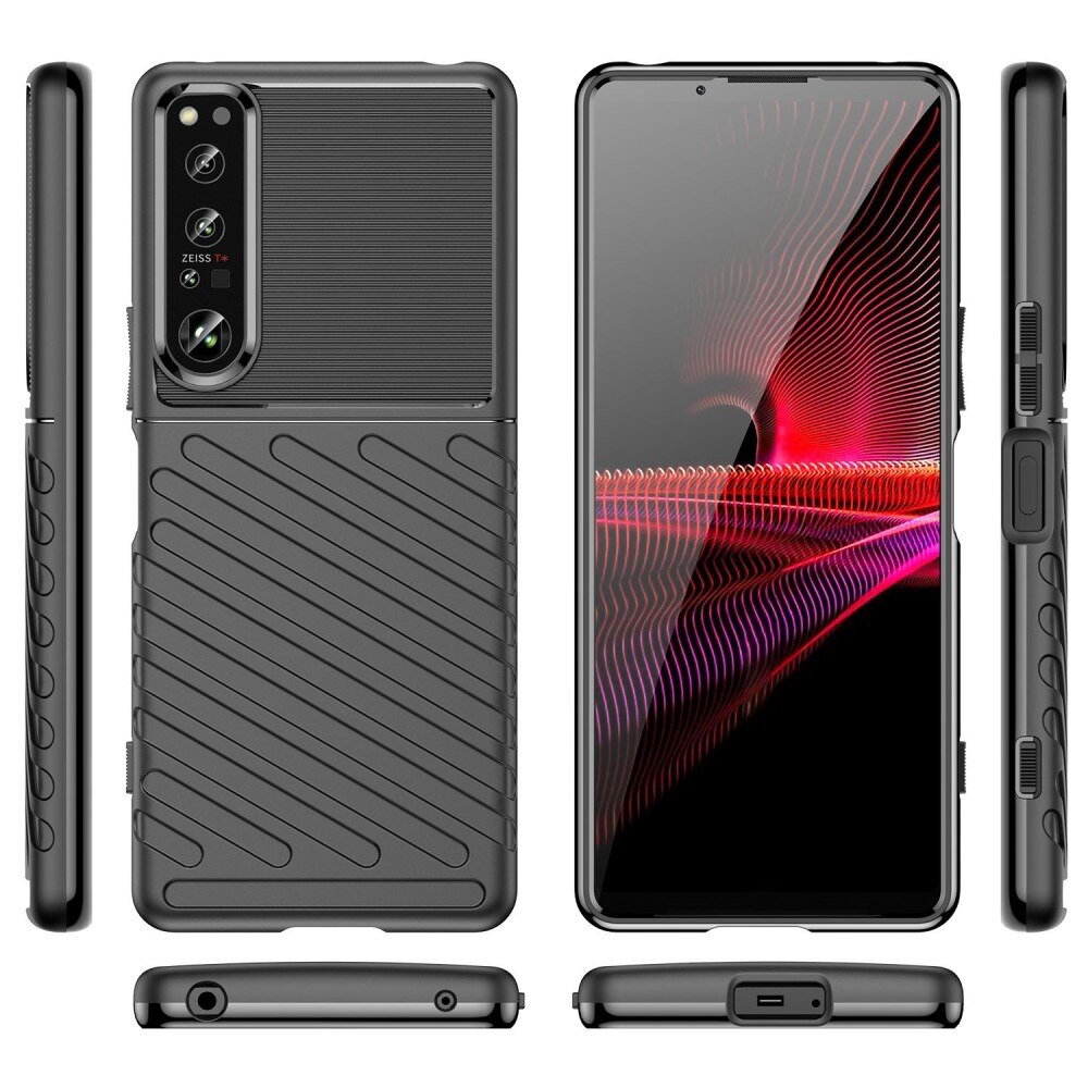 Coque Thunder TPU Sony Xperia 1 IV Black