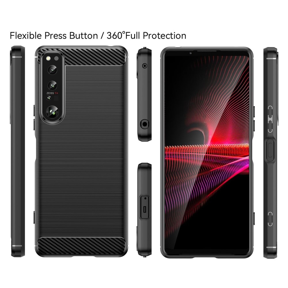 Coque Brushed TPU Case Sony Xperia 1 IV Black