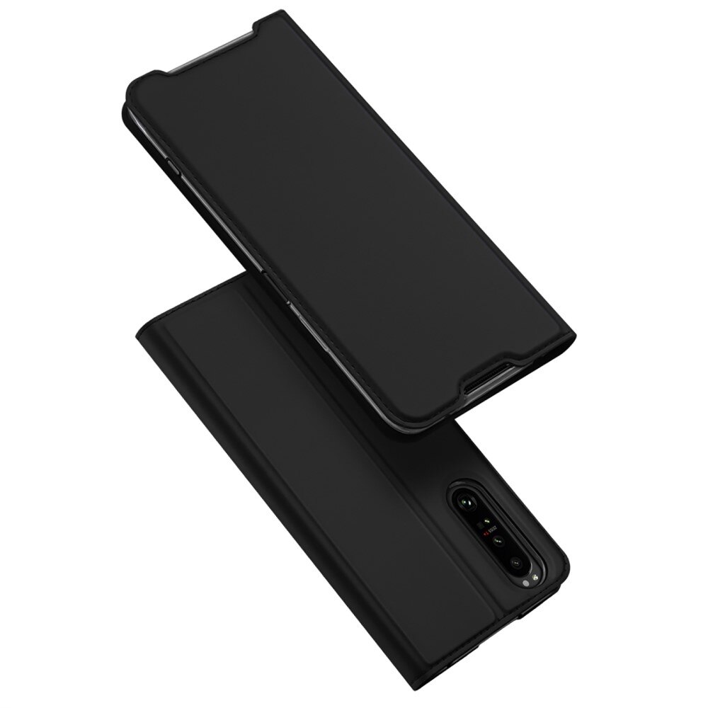 Étui portefeuille Skin Pro Series Sony Xperia 1 IV, Noir