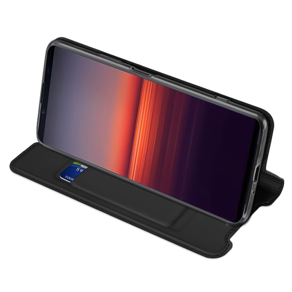 Étui portefeuille Skin Pro Series Sony Xperia 1 IV, Noir