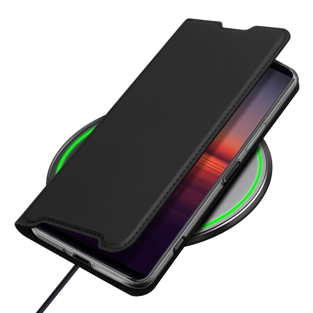 Étui portefeuille Skin Pro Series Sony Xperia 1 IV, Noir