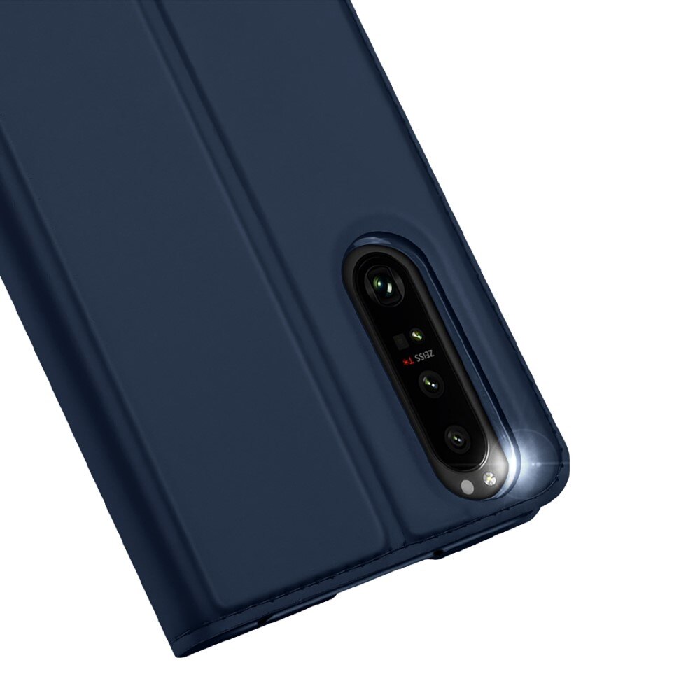 Étui portefeuille Skin Pro Series Sony Xperia 1 IV Navy