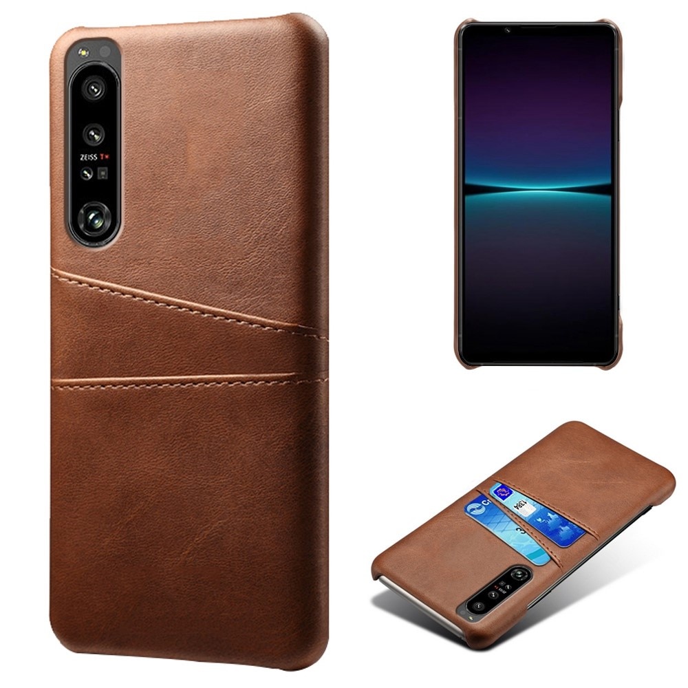 Coque Card Slots Sony Xperia 1 IV, Marron