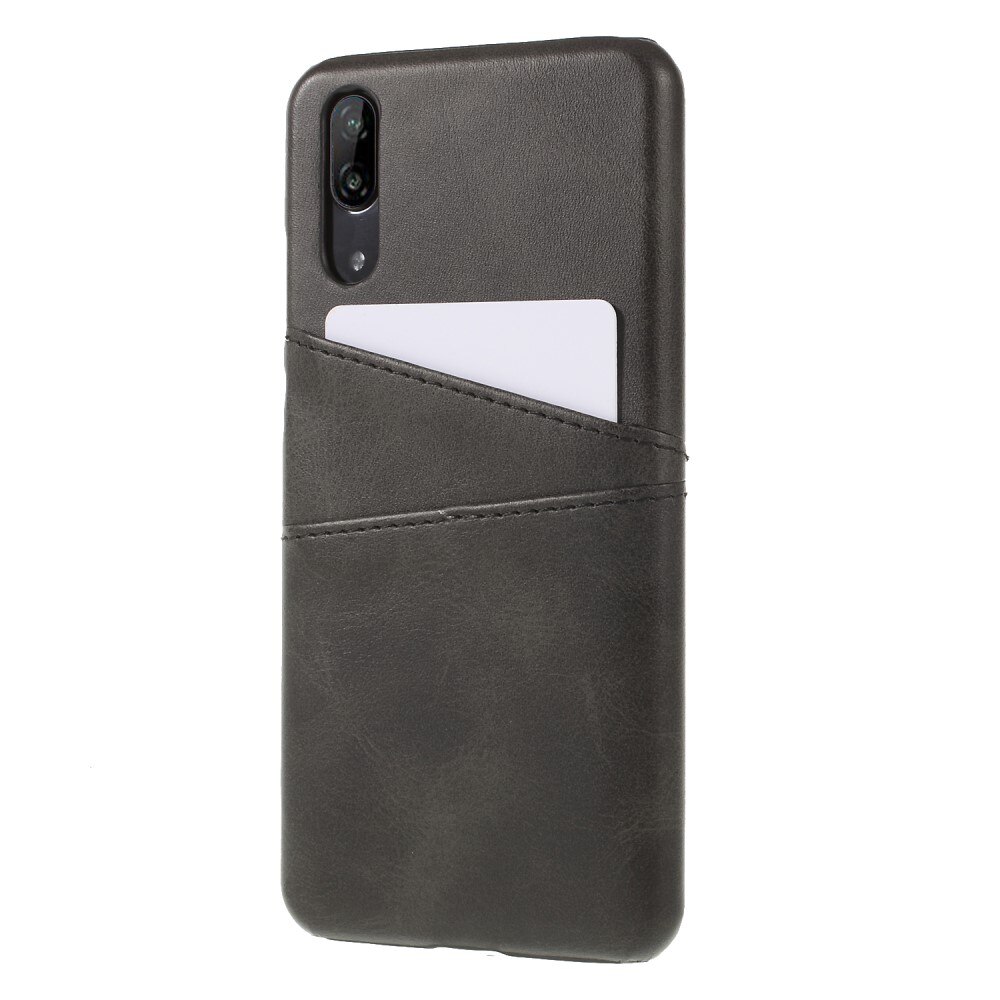 Coque Card Slots Huawei P20 Noir