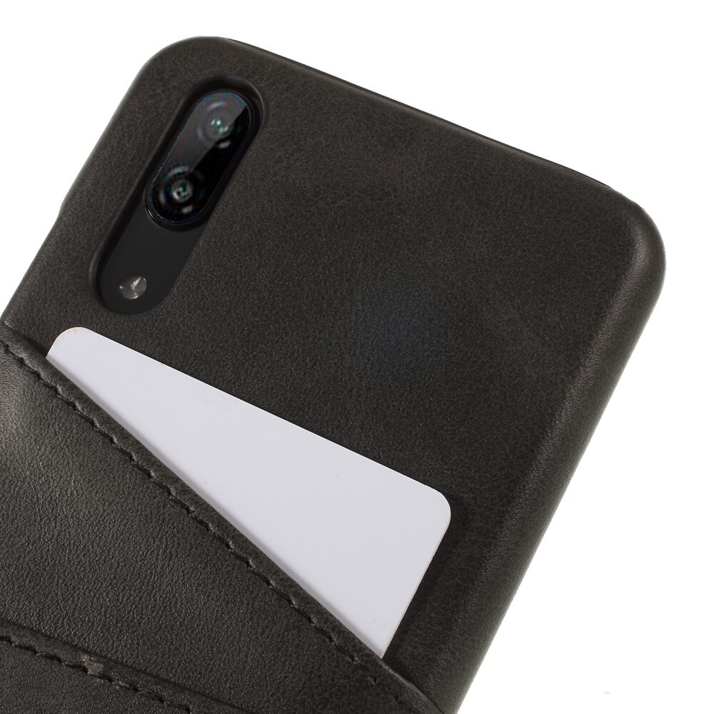 Coque Card Slots Huawei P20, Noir