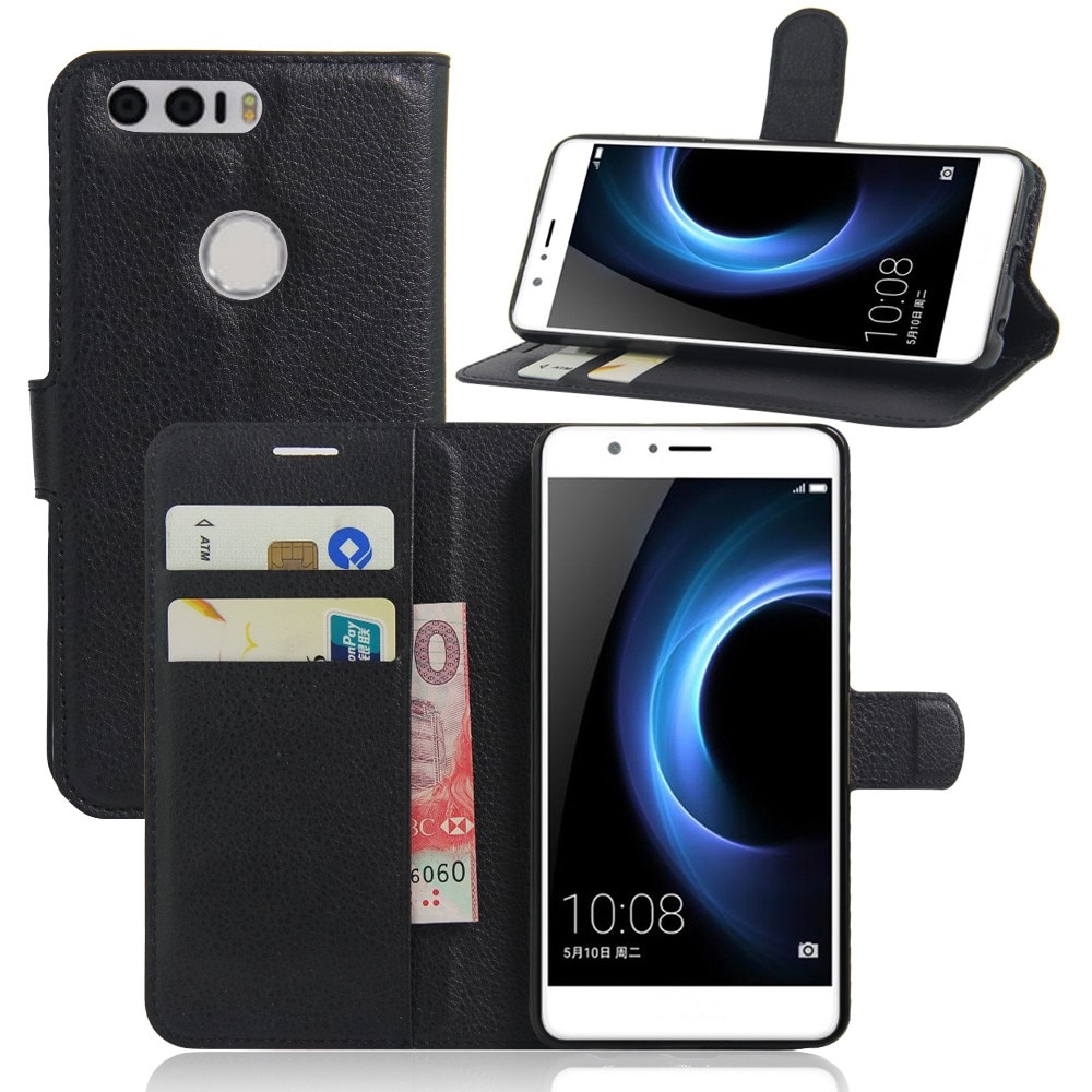 Coque portefeuille Huawei Honor 8 Noir