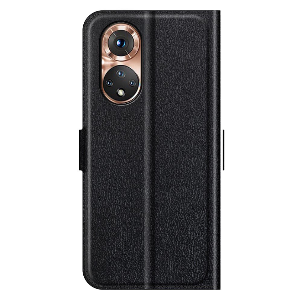 Coque portefeuille Honor 50, noir