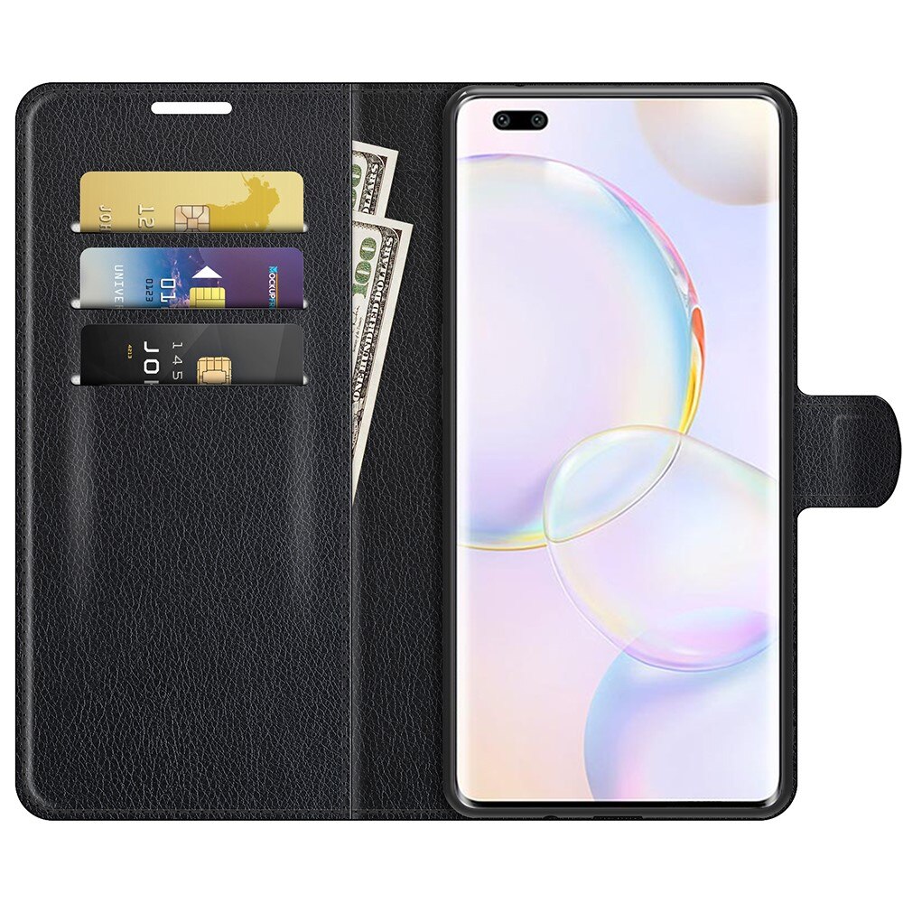 Coque portefeuille  Honor 50 Pro, Noir