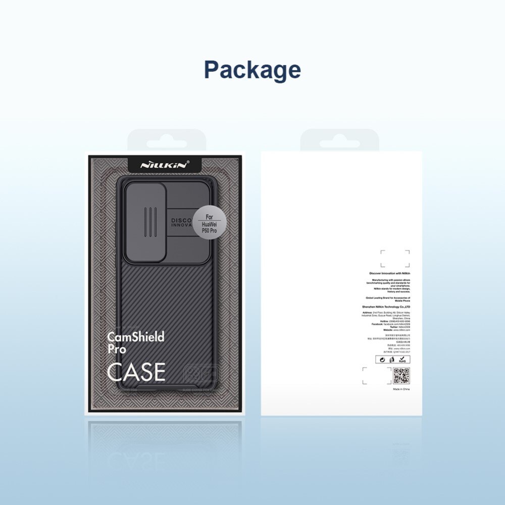 Coque CamShield Huawei P50 Pro, Noir