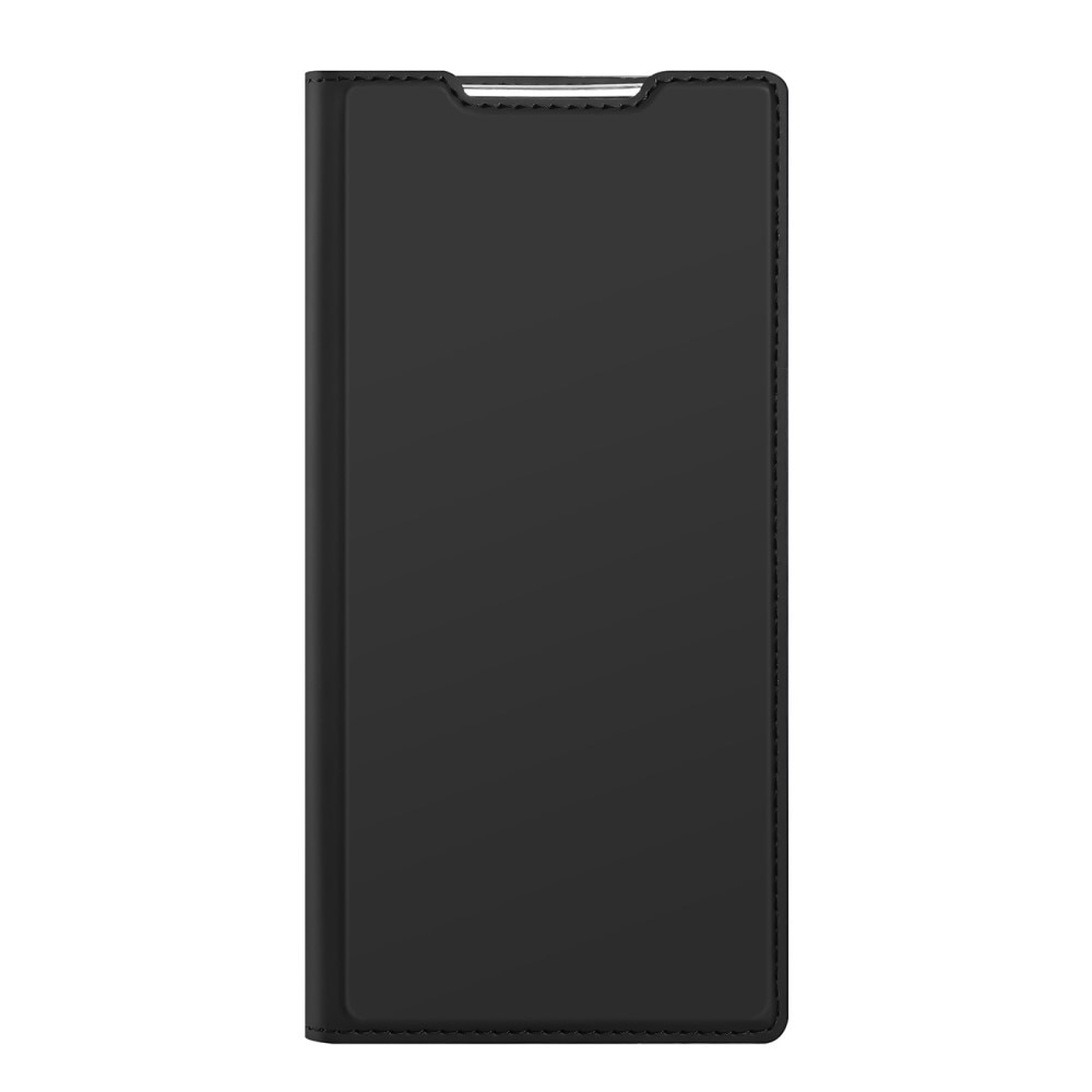 Étui portefeuille Skin Pro Series  Honor 70, Noir