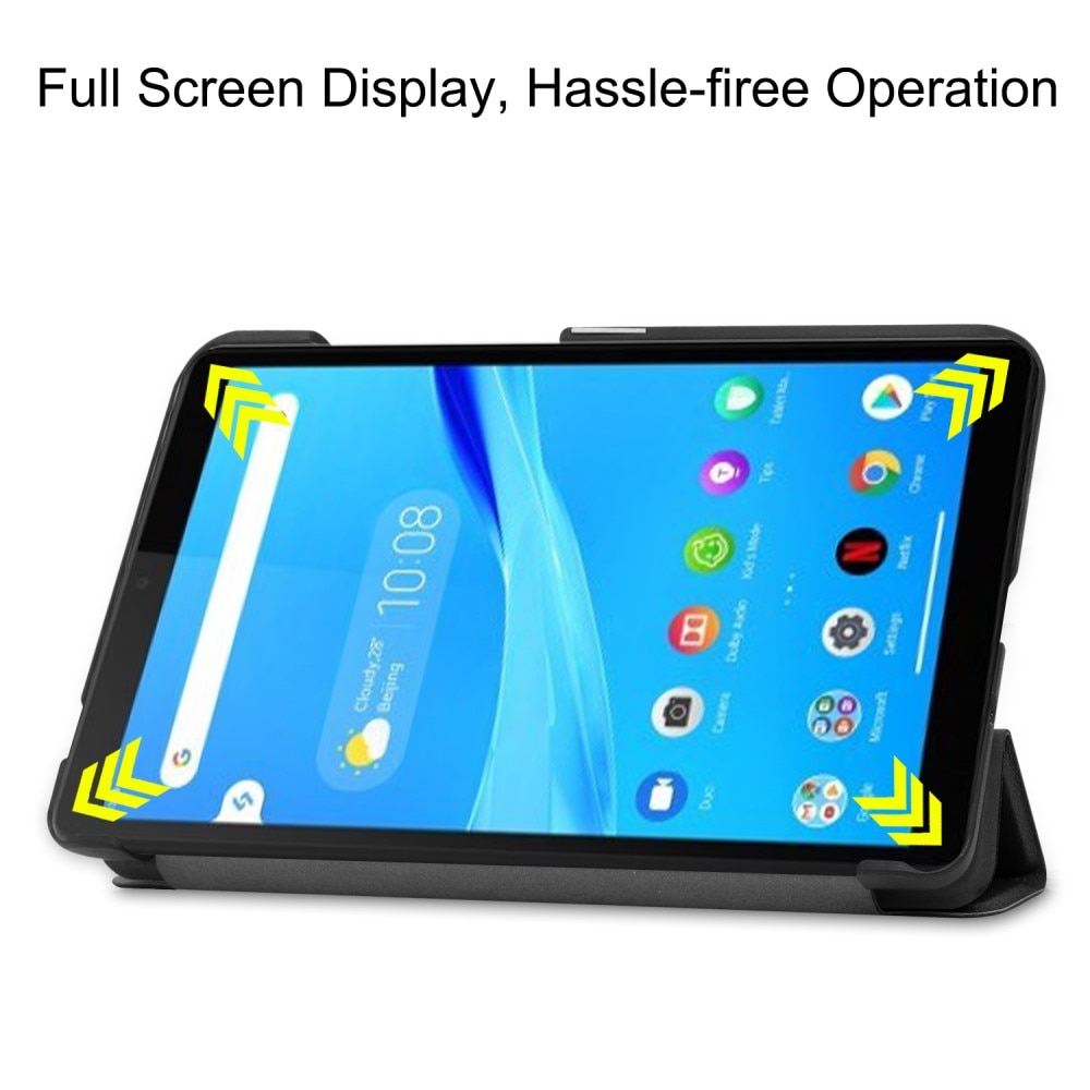 Étui Tri-Fold Lenovo Tab M7 (3rd Gen), noir