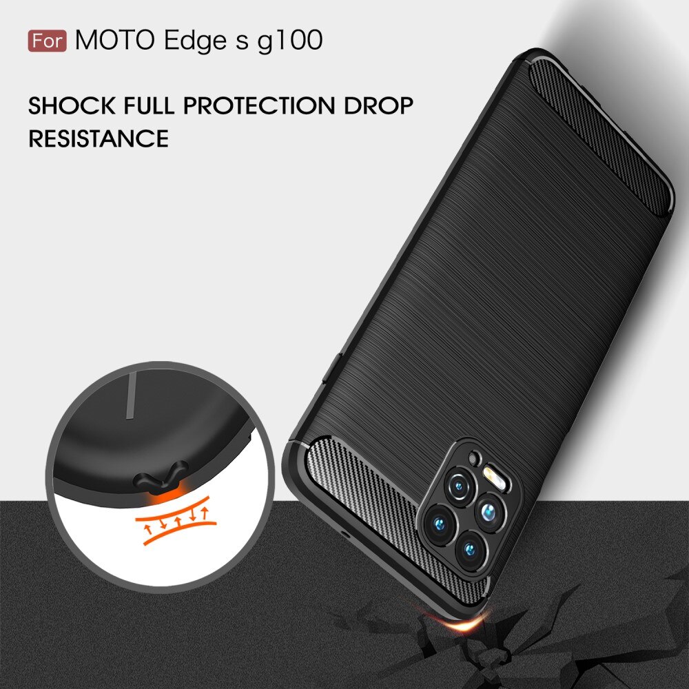 Coque TPU Brushed Motorola Moto G100, [FÄRG}