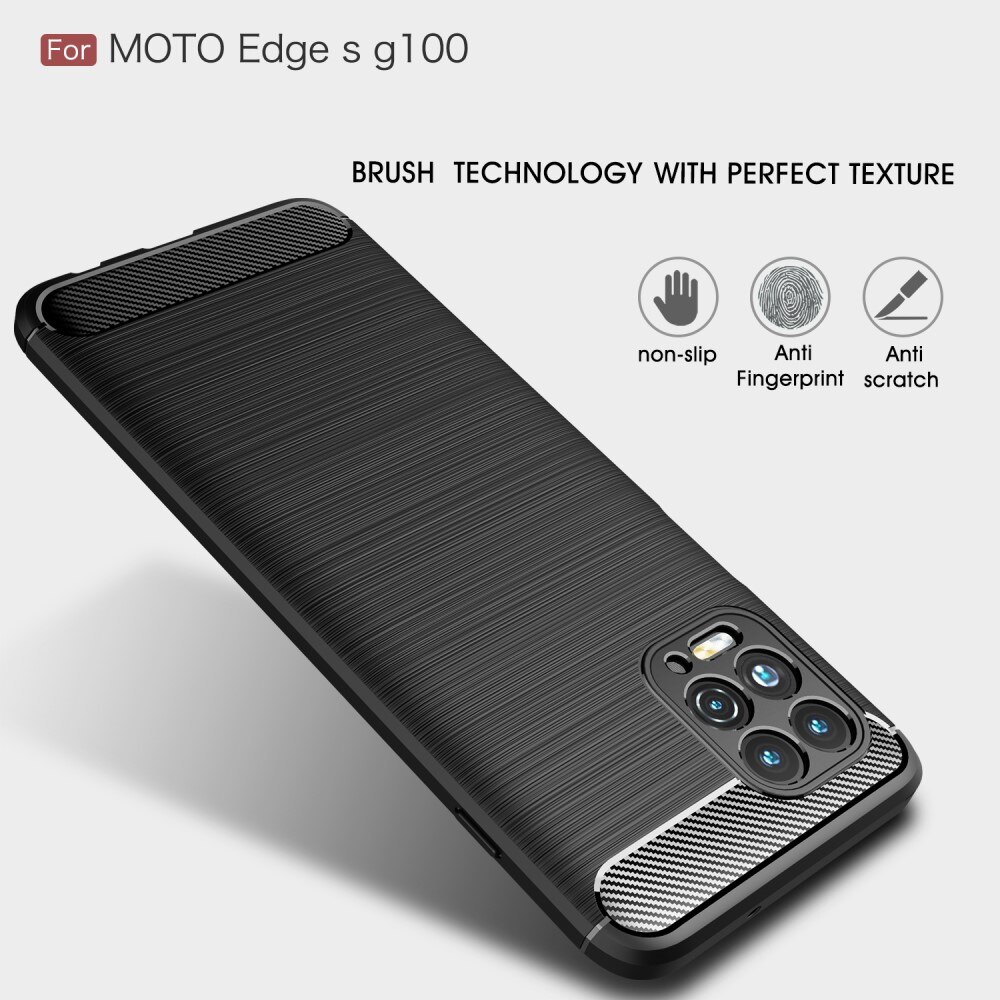 Coque TPU Brushed Motorola Moto G100, [FÄRG}