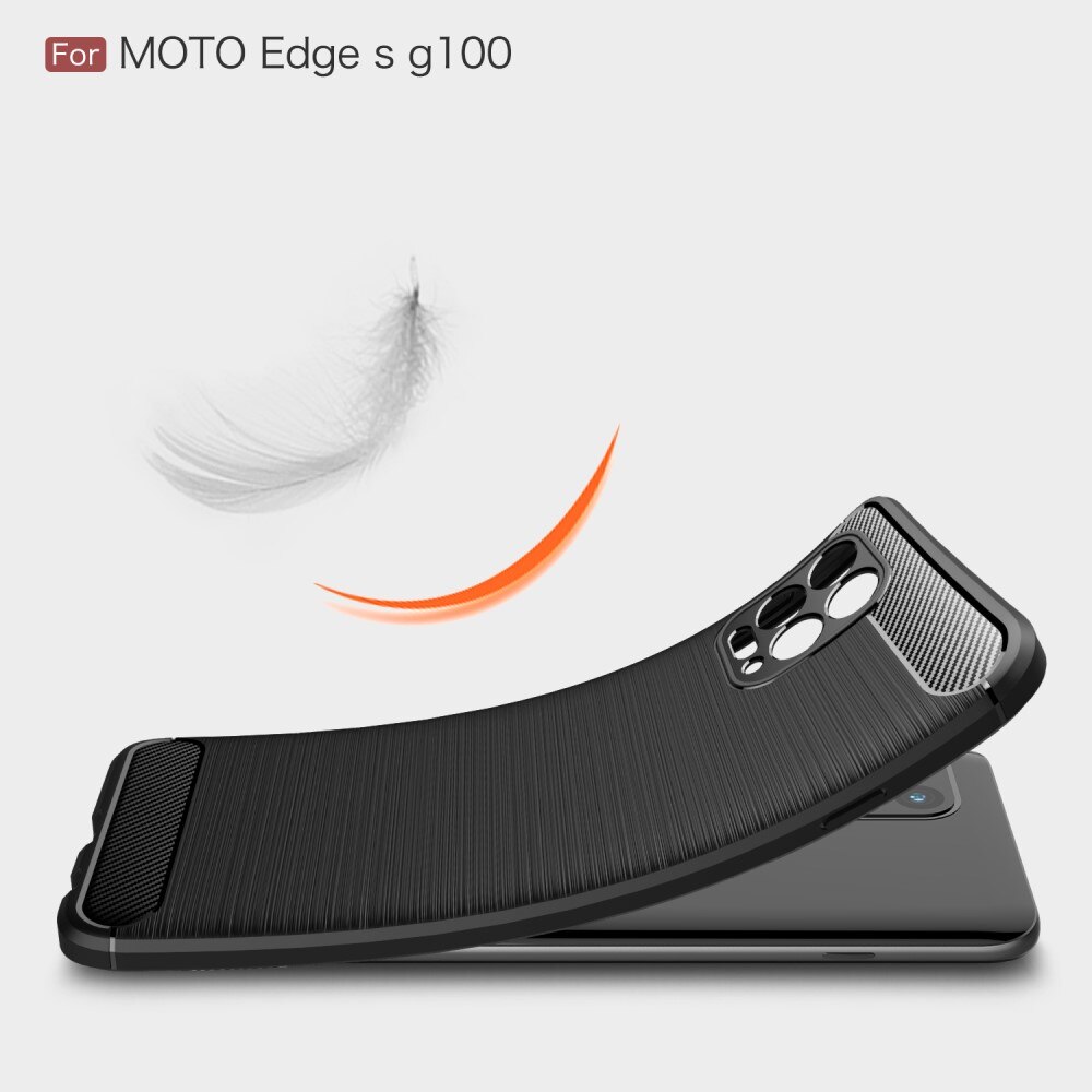 Coque Brushed TPU Case Motorola Moto G100 Black