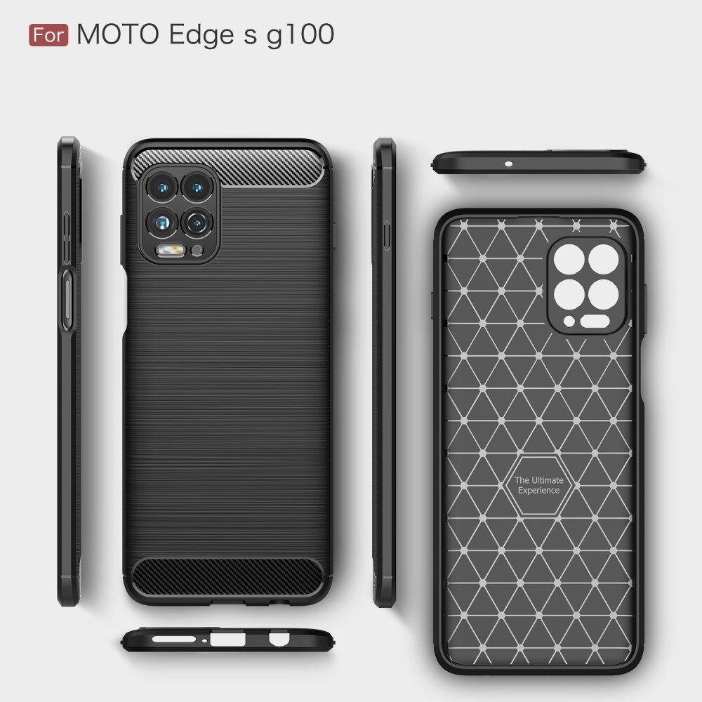 Coque Brushed TPU Case Motorola Moto G100 Black