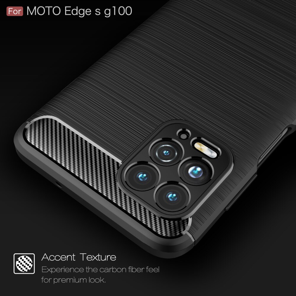 Coque Brushed TPU Case Motorola Moto G100 Black