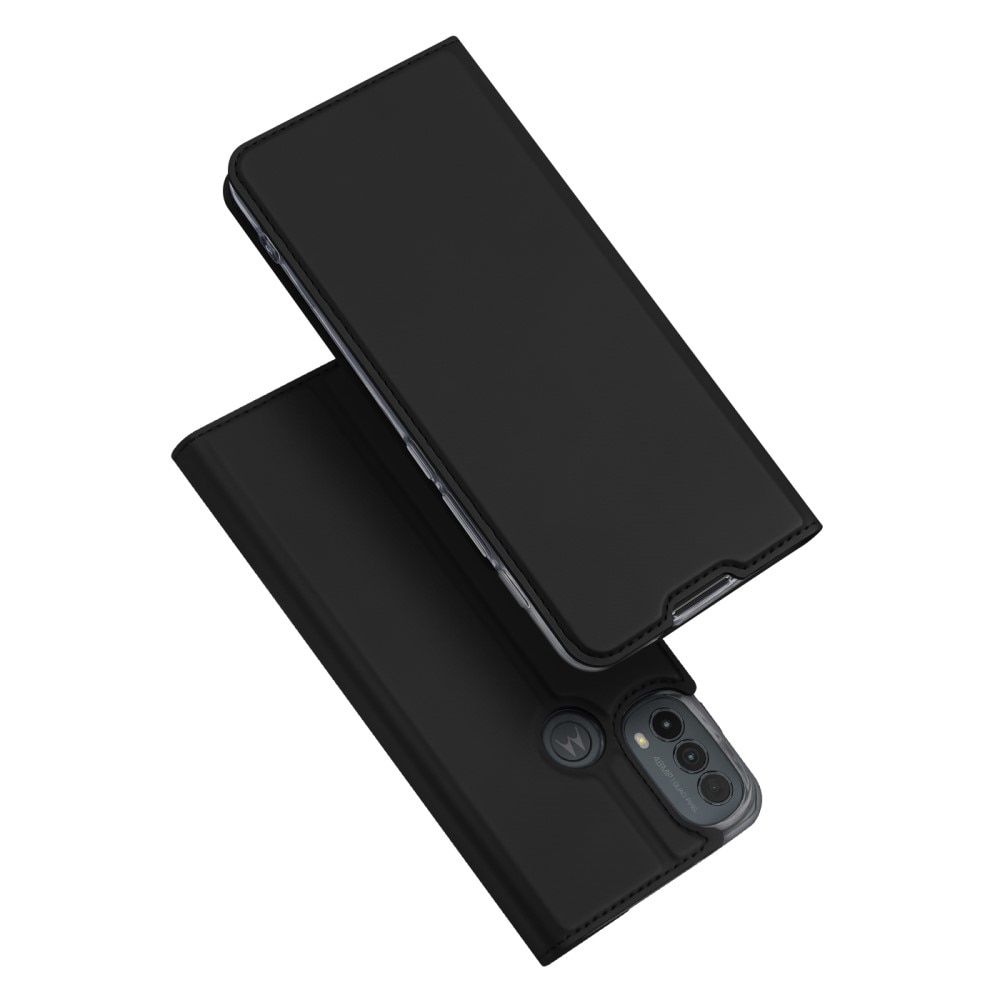 Étui portefeuille Skin Pro Series Motorola Moto E20/Moto E40, Noir