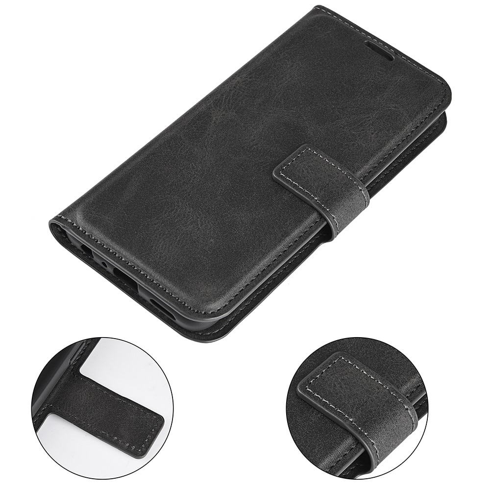 Étui portefeuille Leather Wallet Motorola Moto G31/G41 Black
