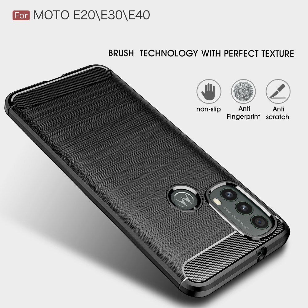 Coque TPU Brushed Motorola Moto E20/Moto E40, [FÄRG}