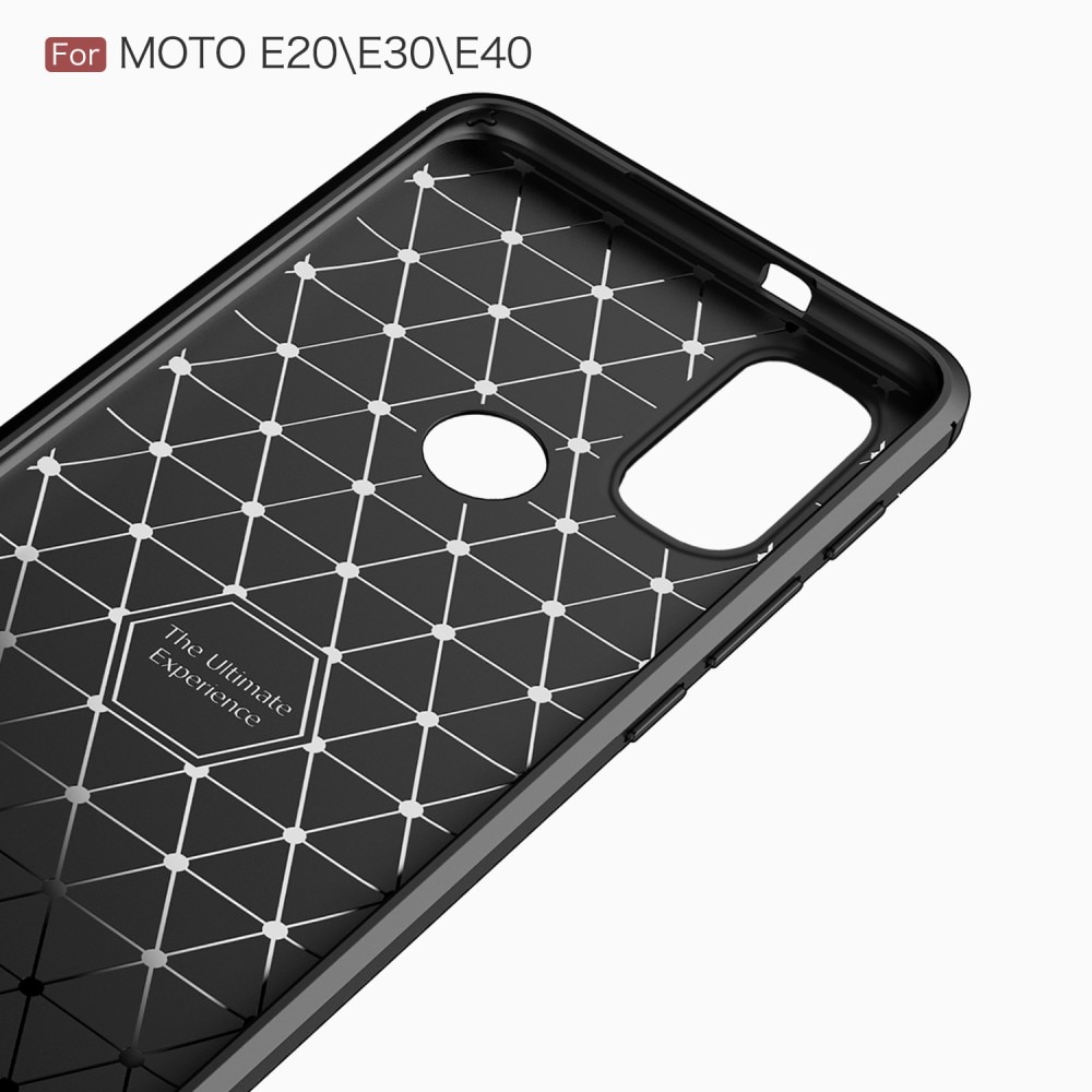 Coque Brushed TPU Case Motorola Moto E20/E30/E40 Black