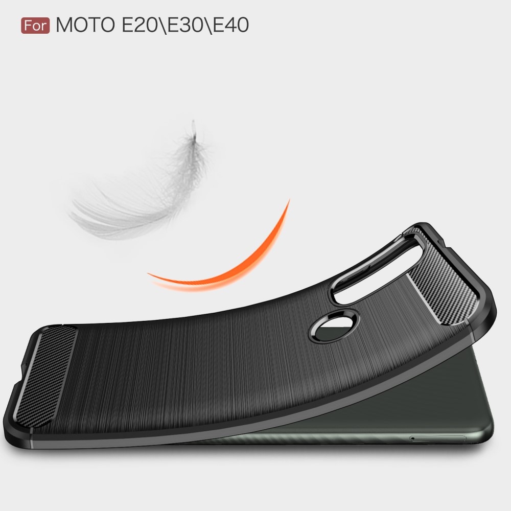 Coque Brushed TPU Case Motorola Moto E20/E30/E40 Black