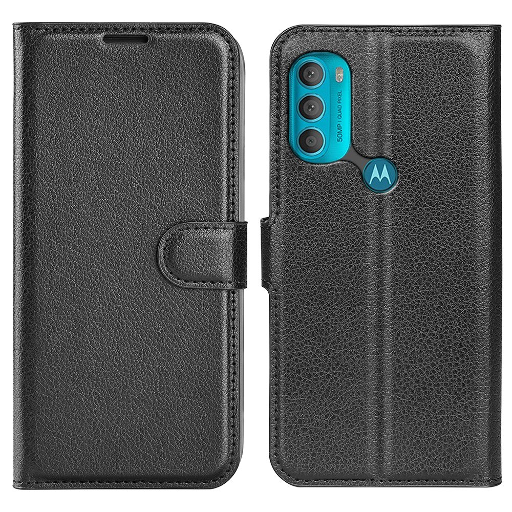 Coque portefeuille Motorola Moto G71 Noir