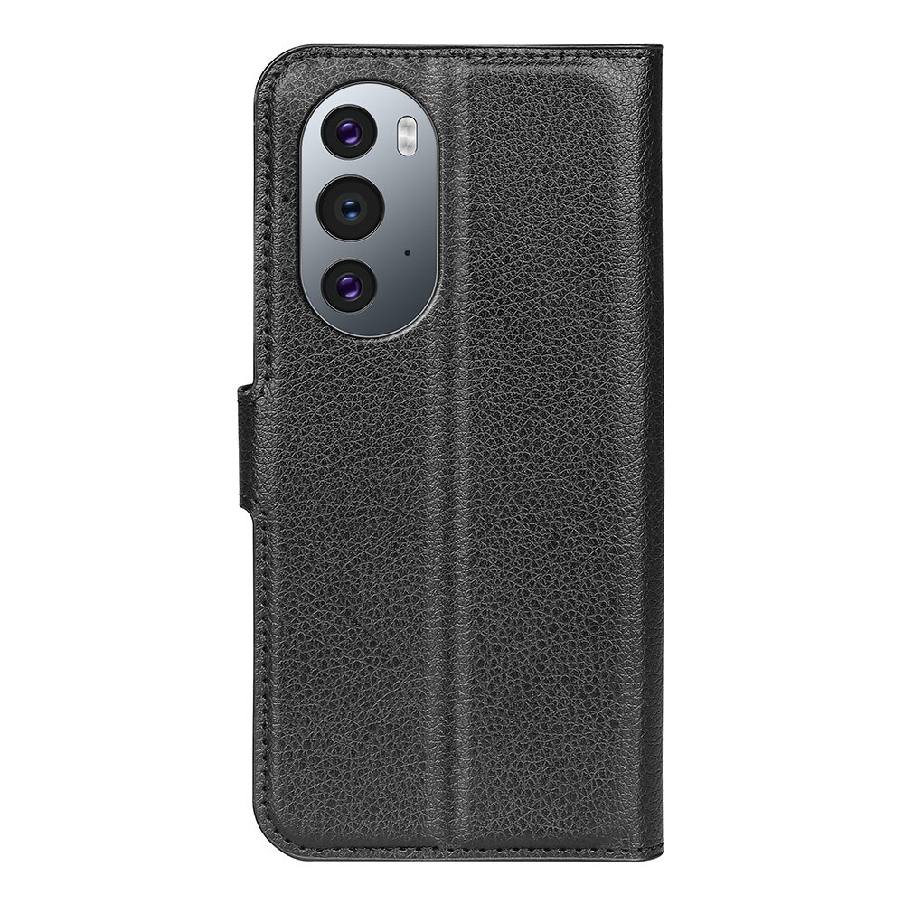 Coque portefeuille Motorola Edge 30 Pro, Noir