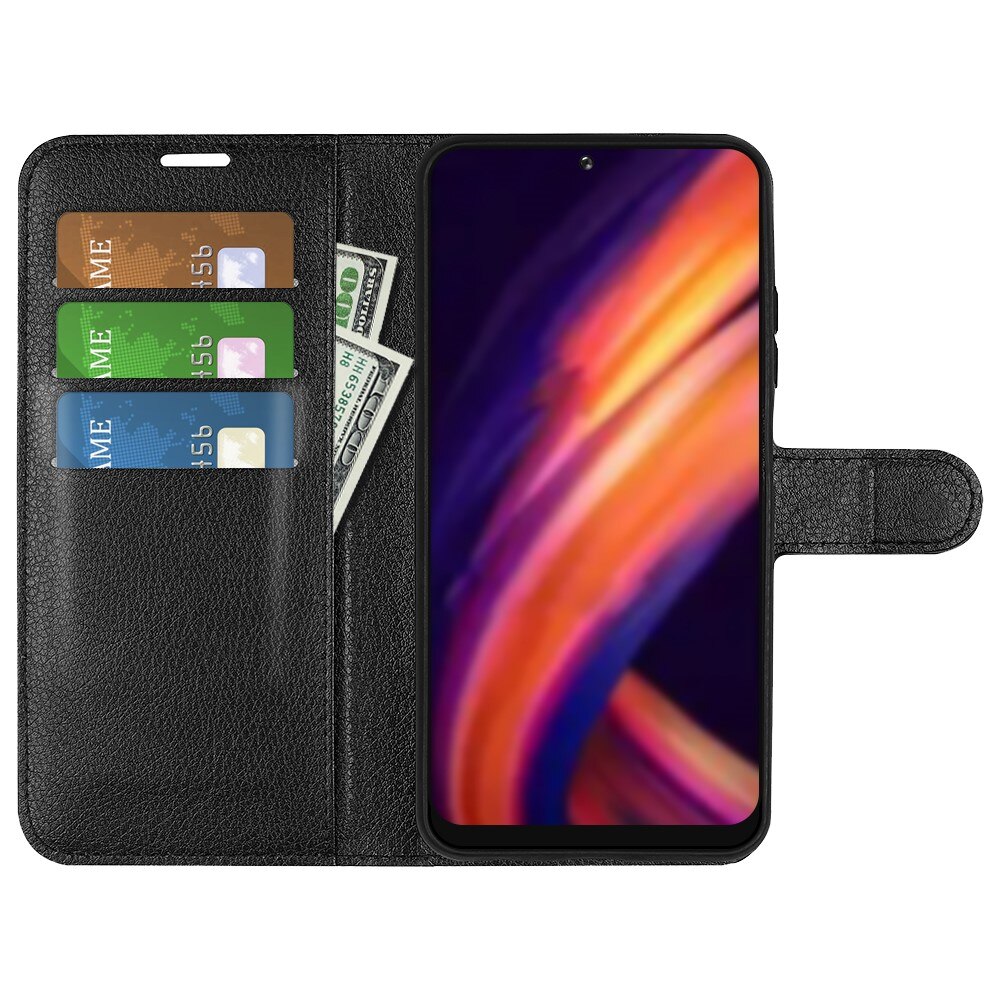 Coque portefeuille Motorola Edge 30 Pro, Noir