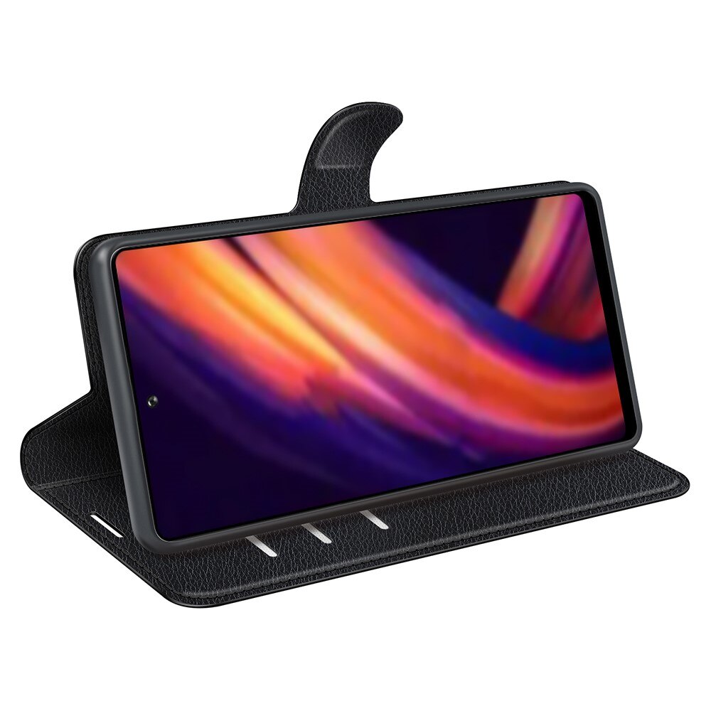 Coque portefeuille Motorola Edge 30 Pro, Noir