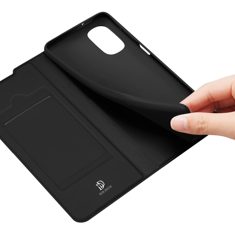 Étui portefeuille Skin Pro Series Motorola Moto G51 Black