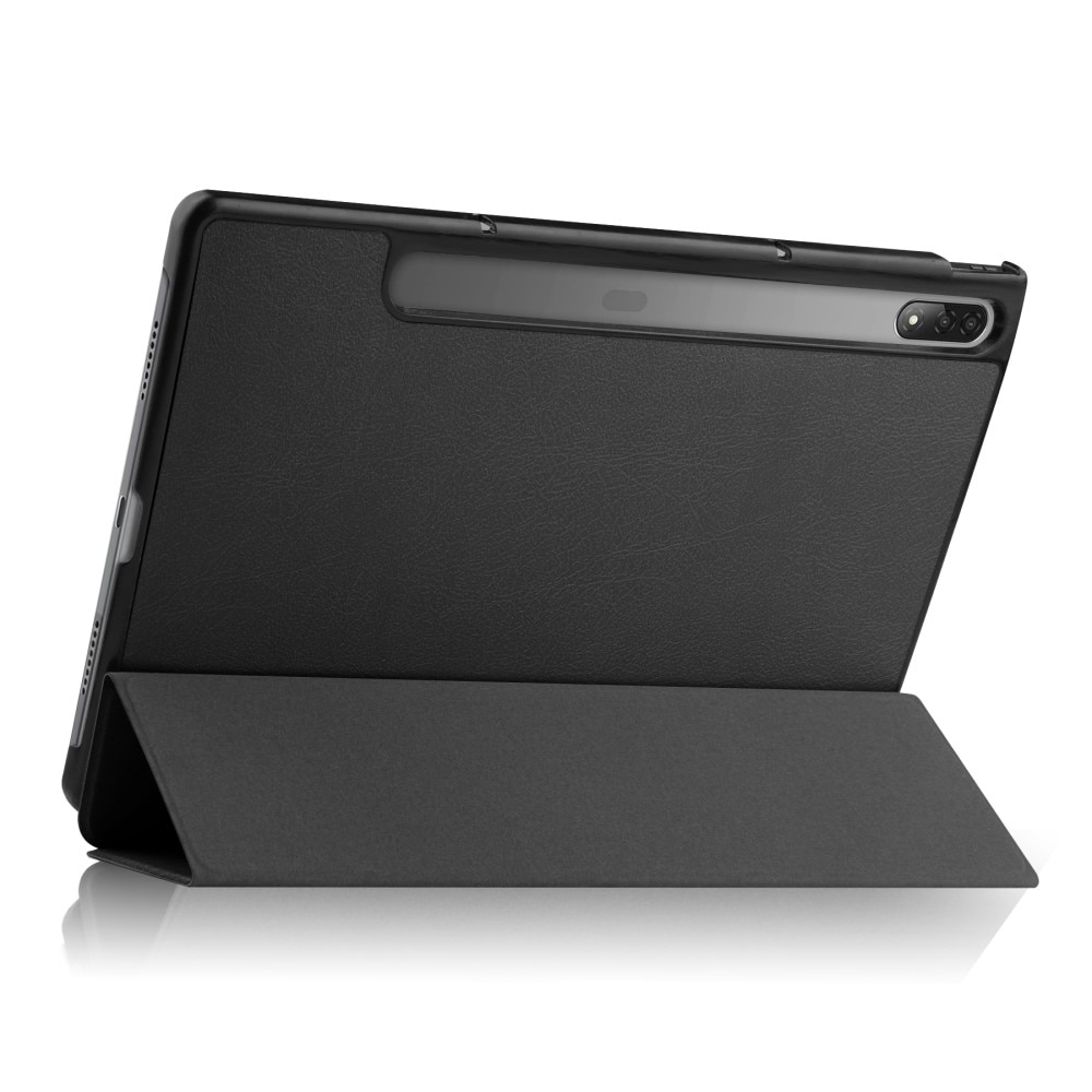 Étui Tri-Fold Lenovo Tab P12 Pro, noir