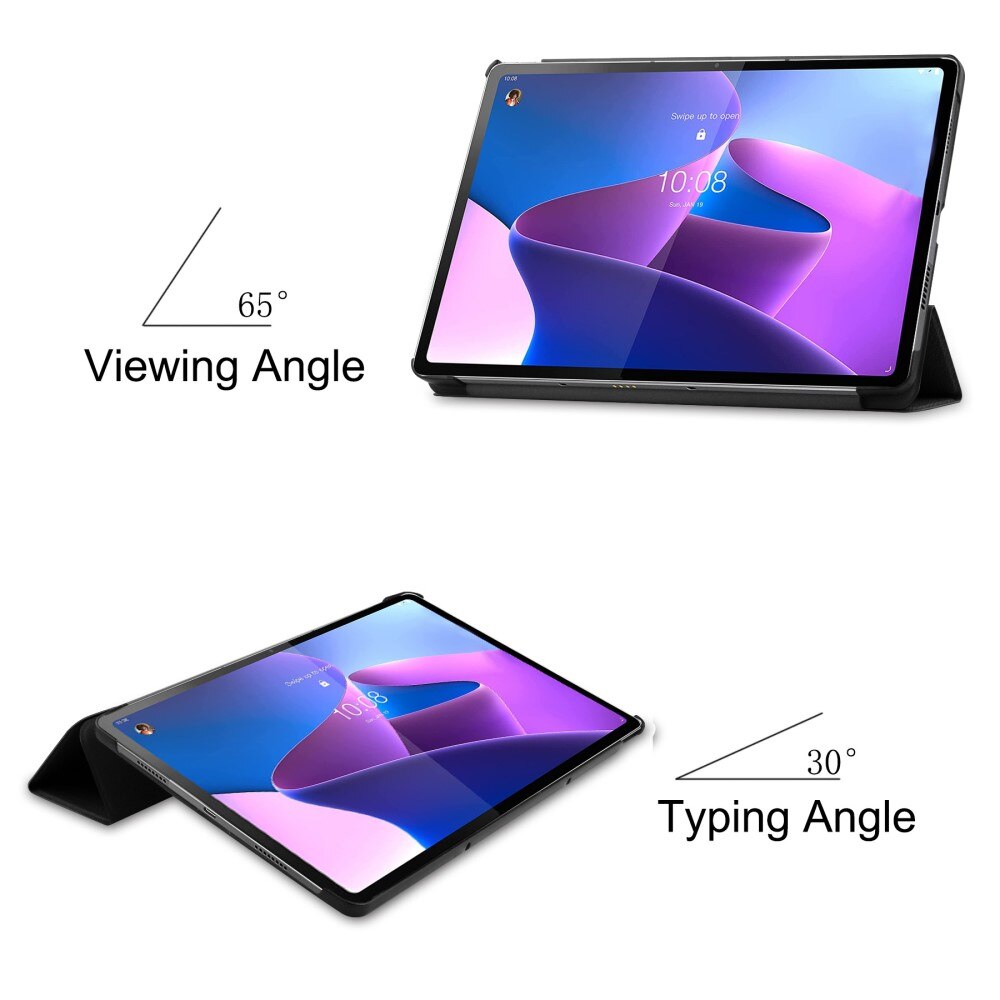 Étui Tri-Fold  Lenovo Tab P12 Pro, Noir