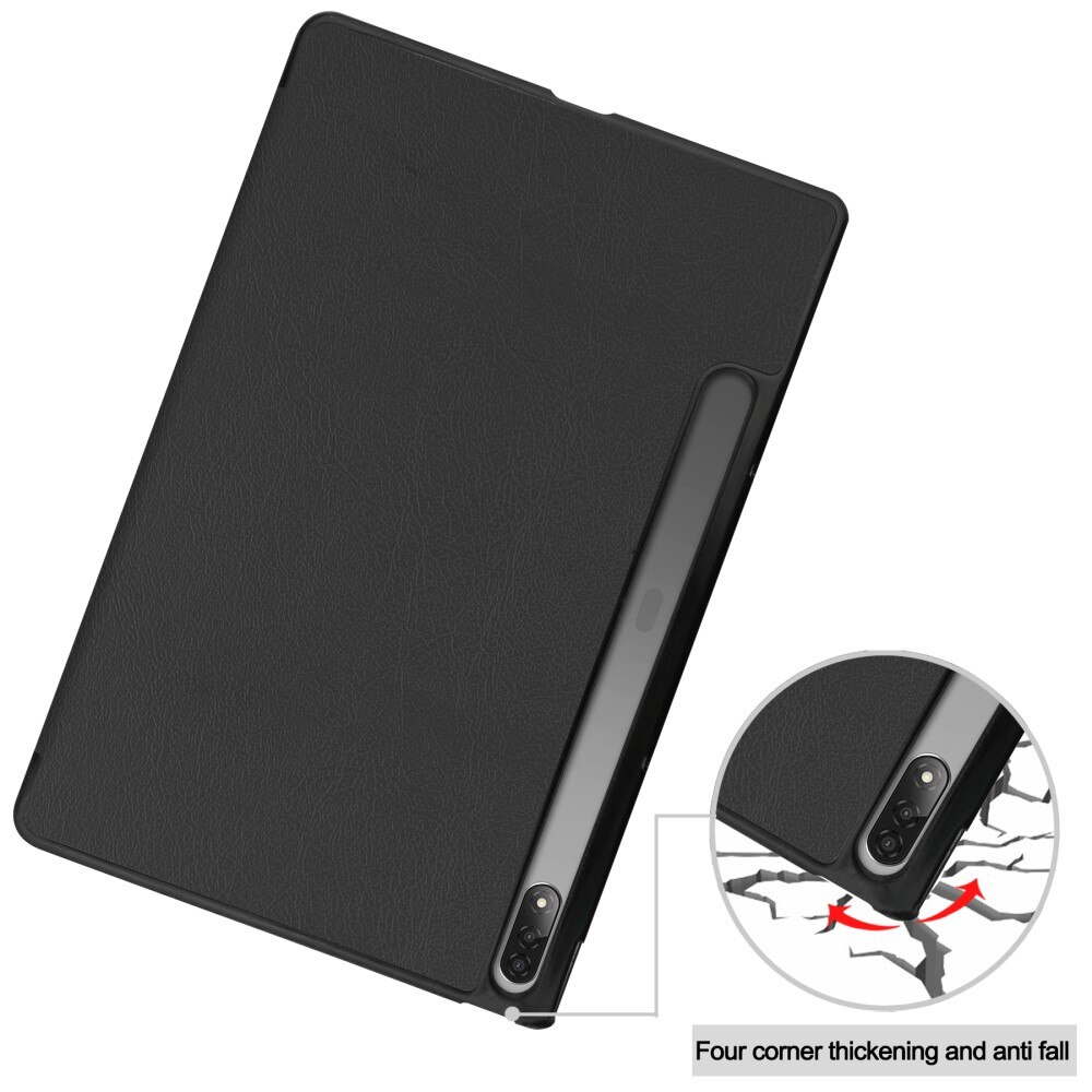 Étui Tri-Fold  Lenovo Tab P12 Pro, Noir