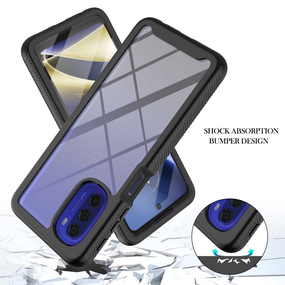 Coque Full Protection Motorola Moto G51, Noir