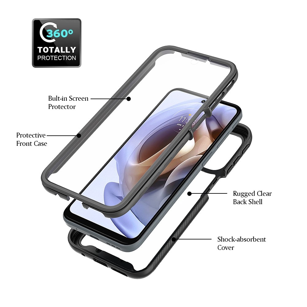 Coque Full Protection Motorola Moto G31/Moto G41, Noir