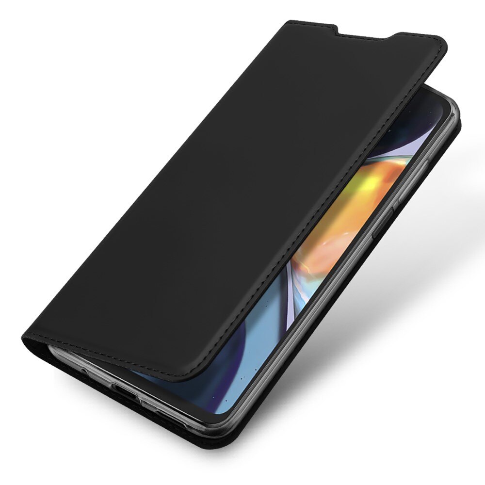 Étui portefeuille Skin Pro Series Motorola Moto G22, Noir