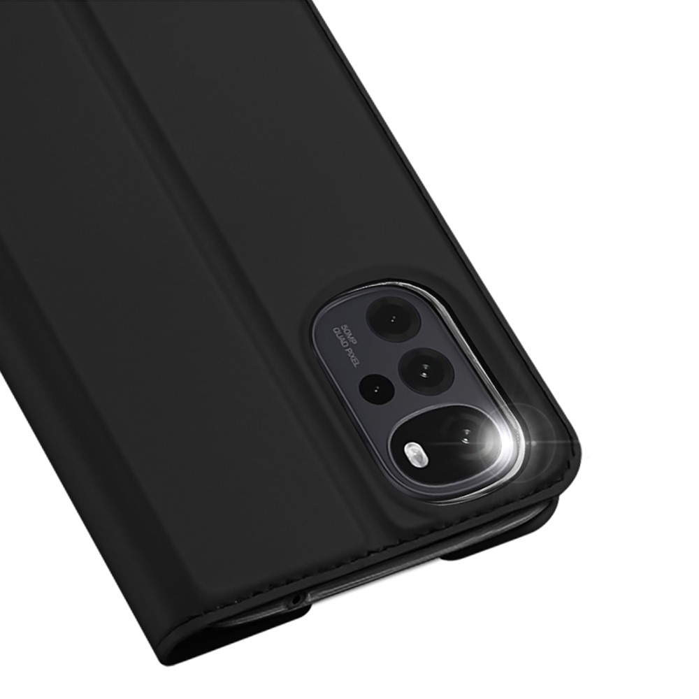 Étui portefeuille Skin Pro Series Motorola Moto G22 Black