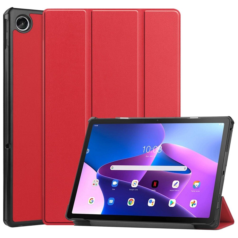 Étui Tri-Fold Lenovo M10 Plus (3rd gen) Rouge