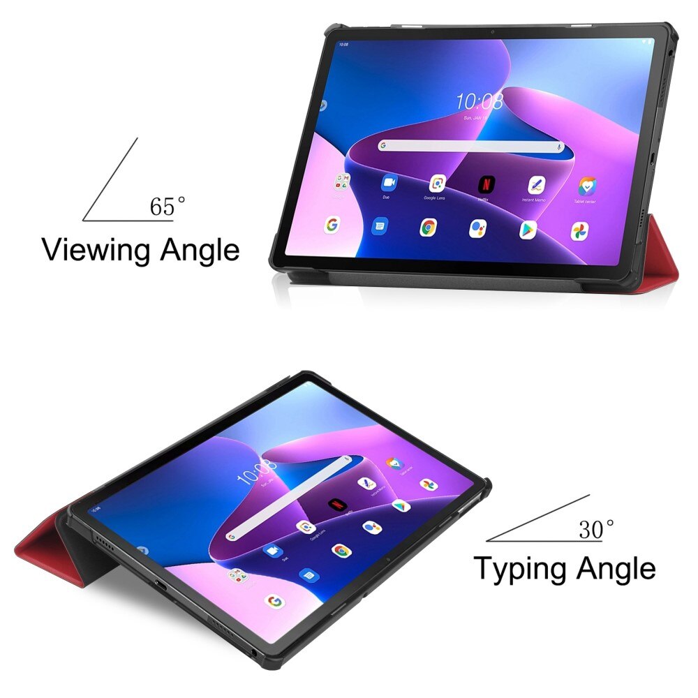 Étui Tri-Fold Lenovo M10 Plus (3rd gen) Rouge