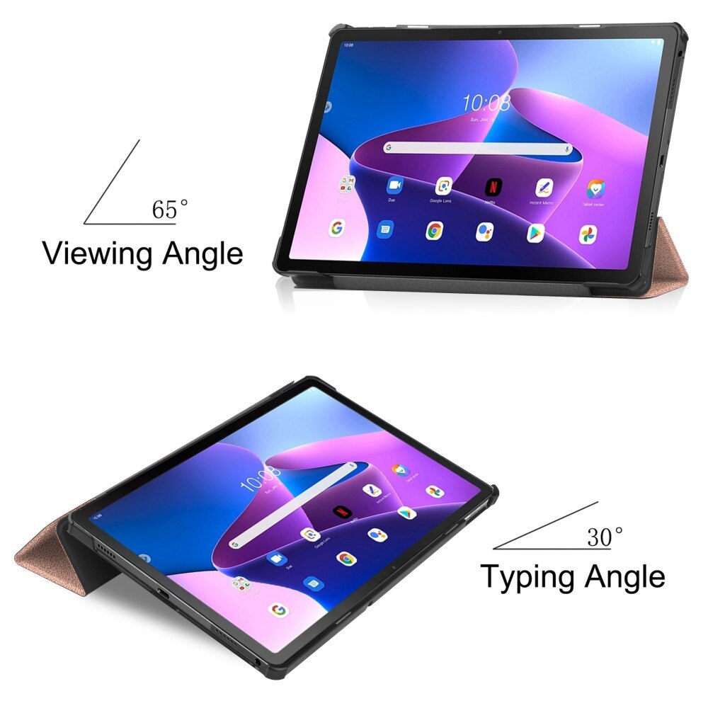 Étui Tri-Fold Lenovo M10 Plus (3rd gen) Rose