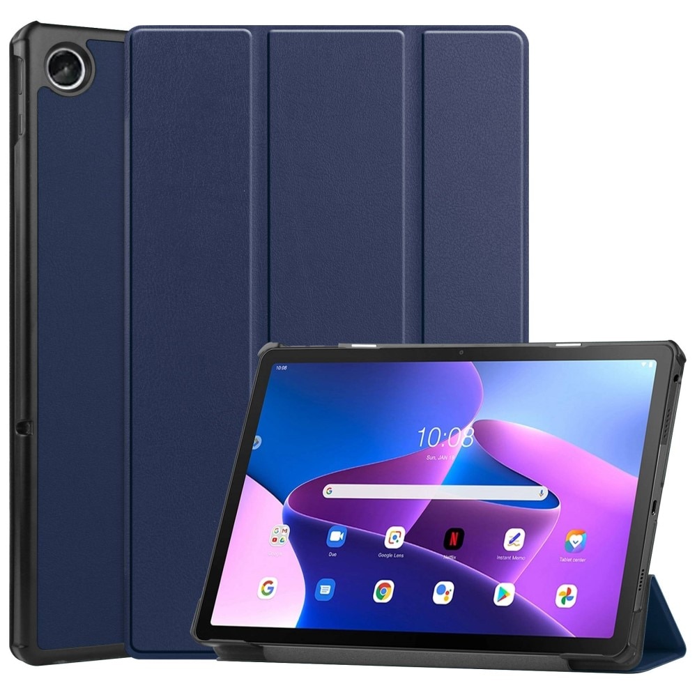 Étui Tri-Fold Lenovo M10 Plus (3rd gen) Bleu