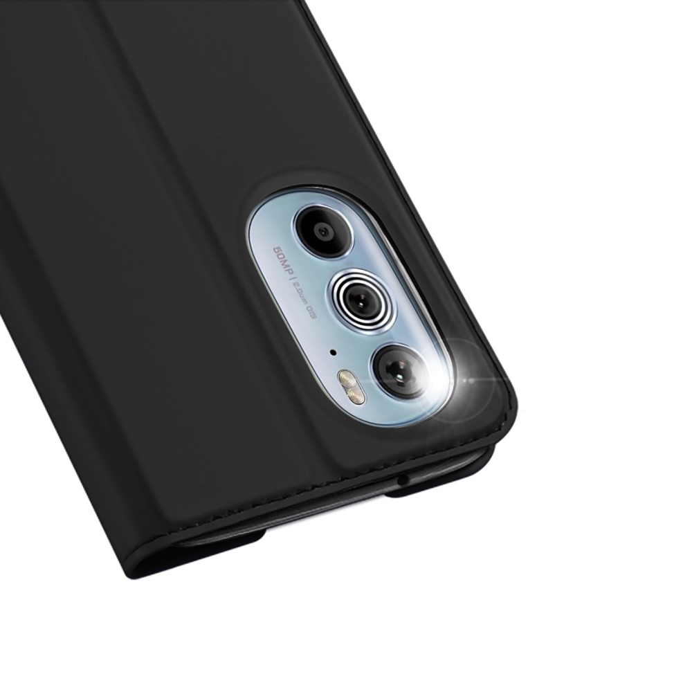Étui portefeuille Skin Pro Series Motorola Edge 30 Pro Black